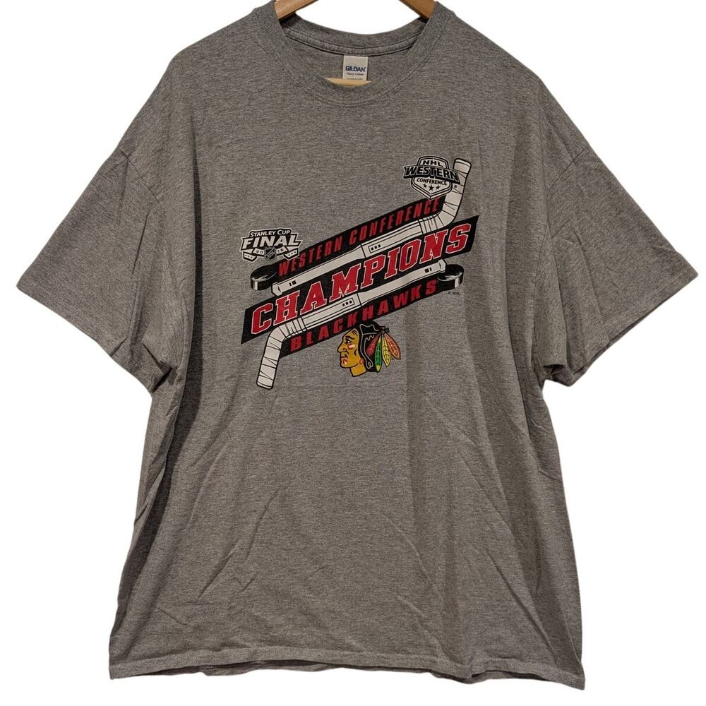 2016 Stanley Cup Final Western Conference Champions Blackhawks Tee Shirt NHL